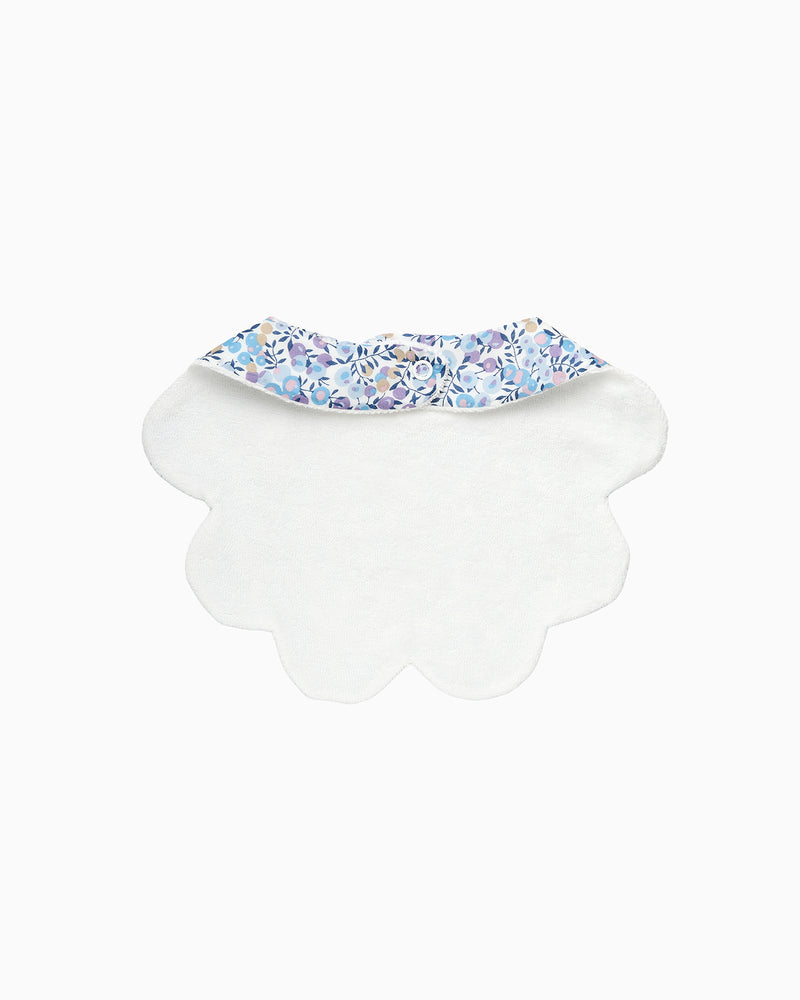 Scalloped Bib in Lilac Wiltshire