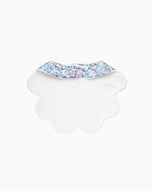 Scalloped Bib in Lilac Wiltshire