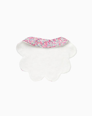Scalloped Bib in Pink Wiltshire