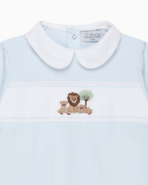 Baby Augustus & Cubs Smocked Onesie
