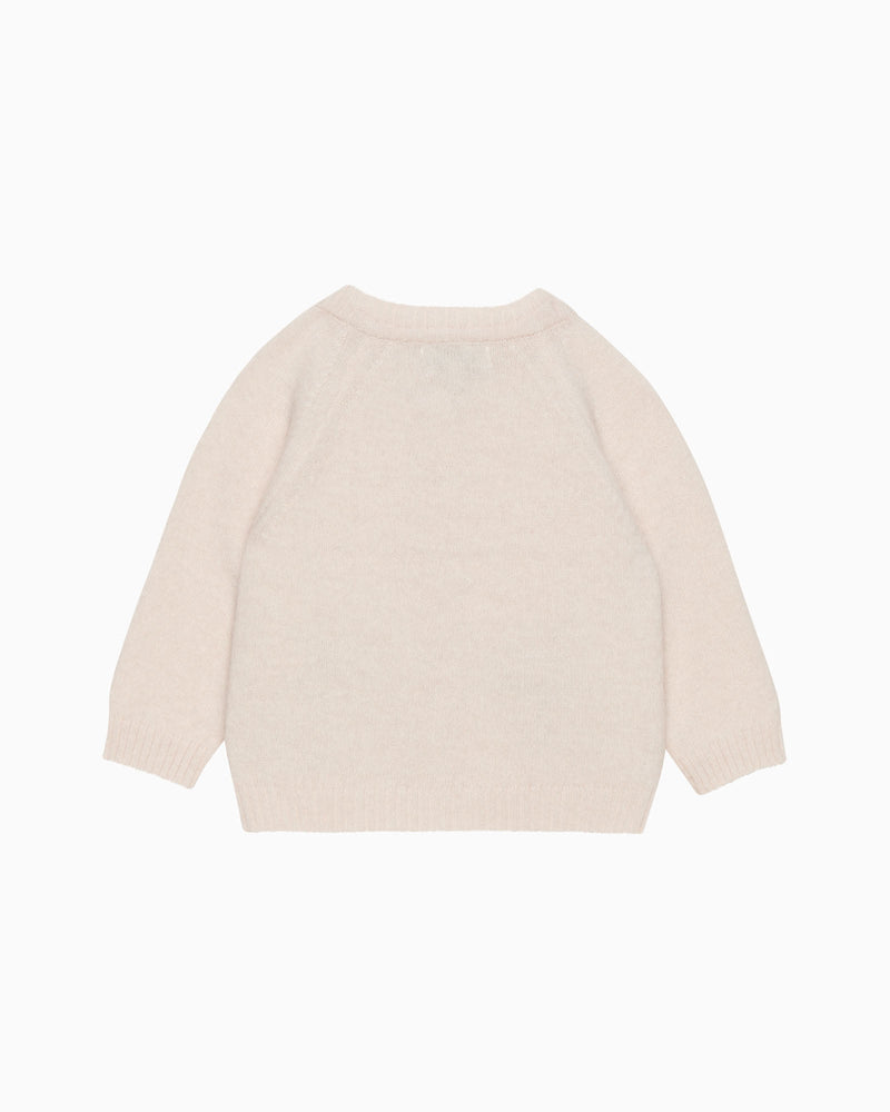 Lapinou Cardigan Baby Bunny Cardigan in Off White