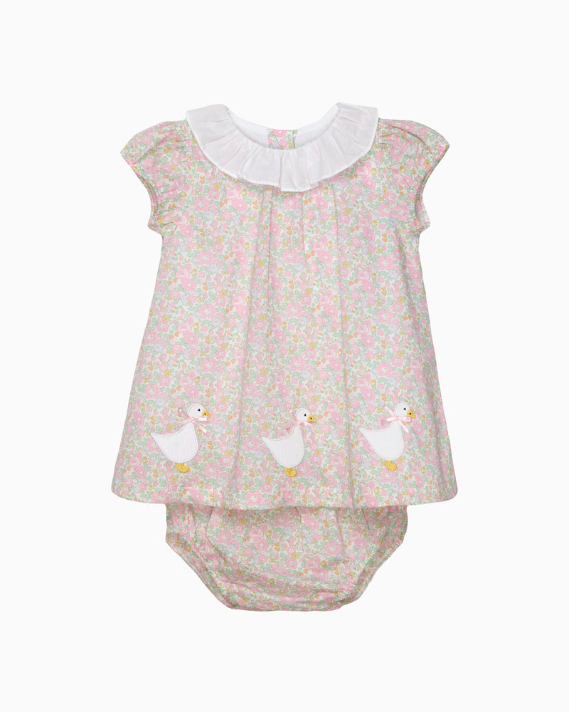 Baby My First Duck Dress in Pink Betsy Ann