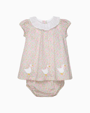 Baby My First Duck Dress in Pink Betsy Ann