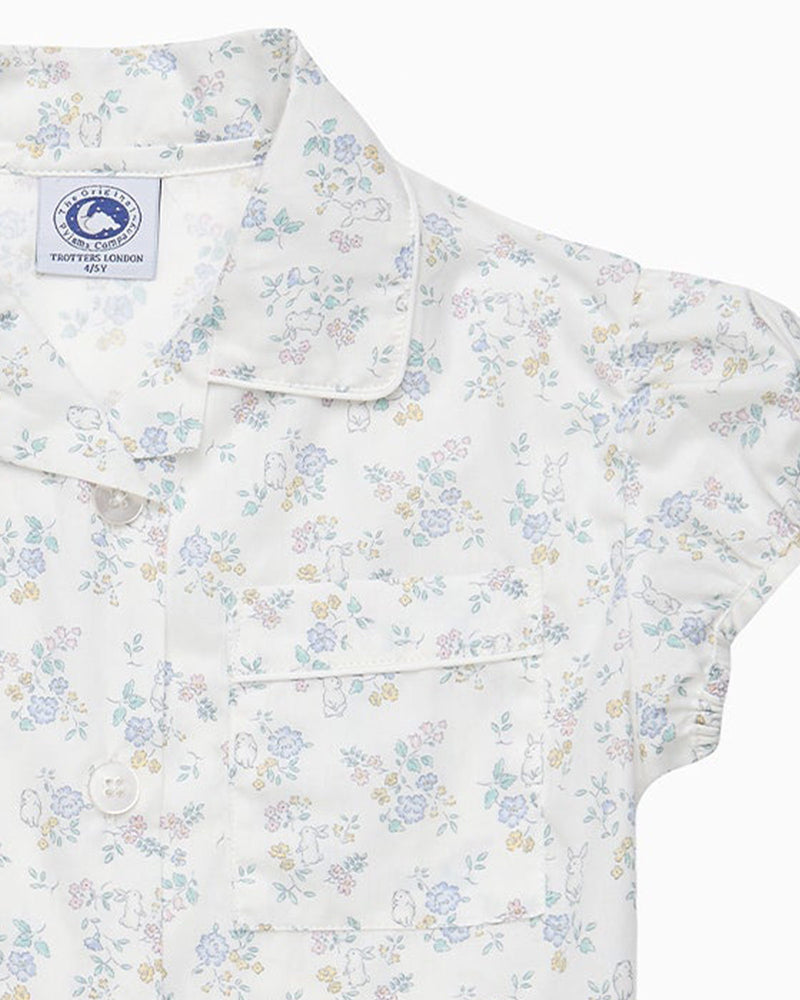Bunny Woven Short Pajamas Set