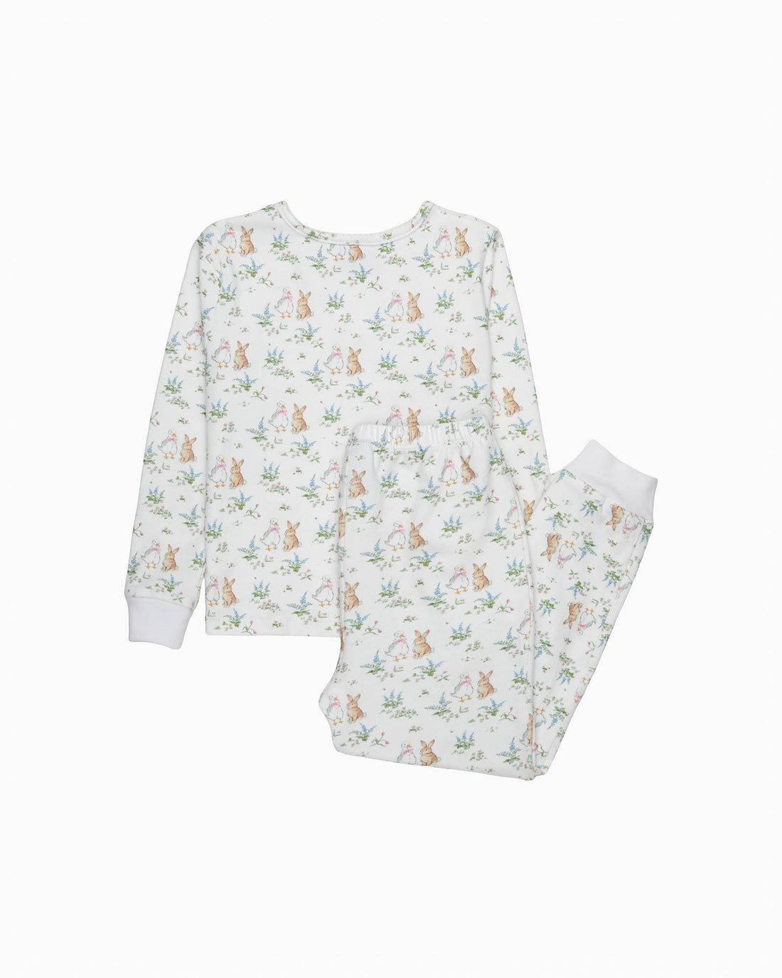 Original Pajama Company Pajamas Duck & Bunny Slim Fit Jersey Pajamas