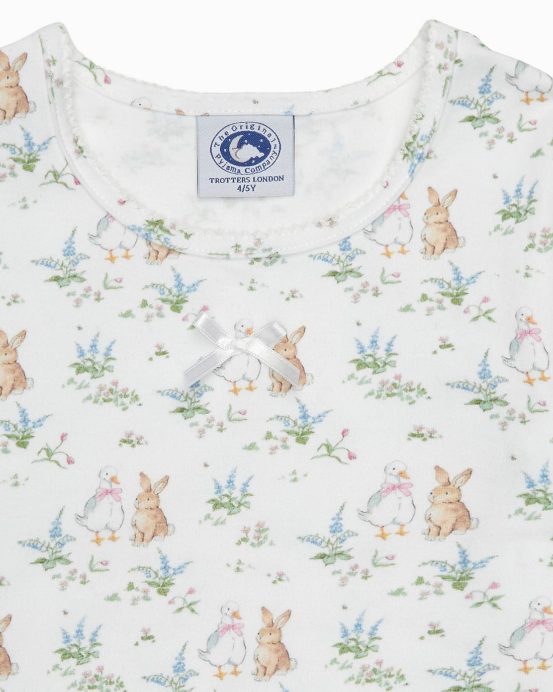 Original Pajama Company Pajamas Duck & Bunny Slim Fit Jersey Pajamas