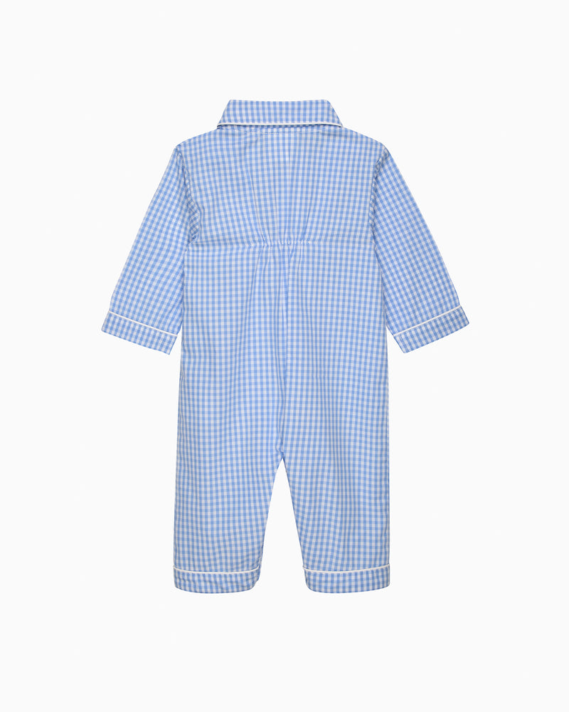Gingham All-In-One in Blue