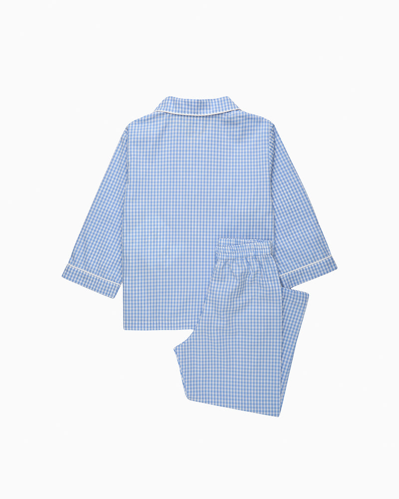 Gingham Pajamas in Blue