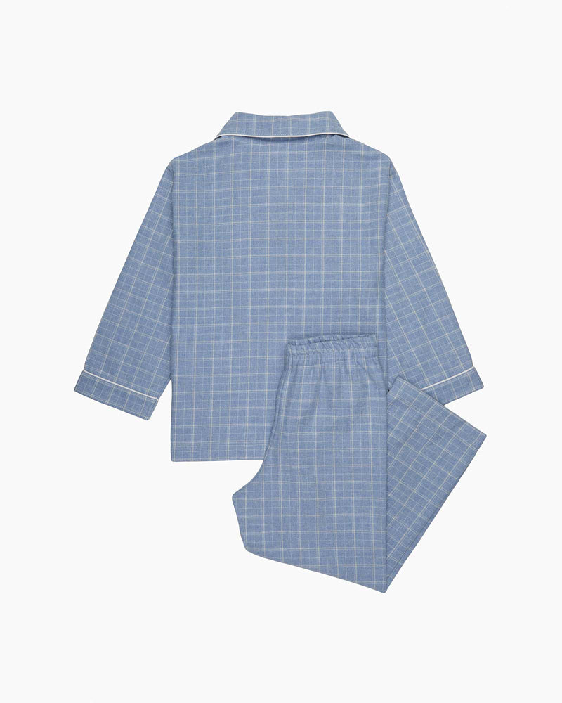 Original Pajama Company Pajamas Trumpet Guardsman Pajama in Blue Check