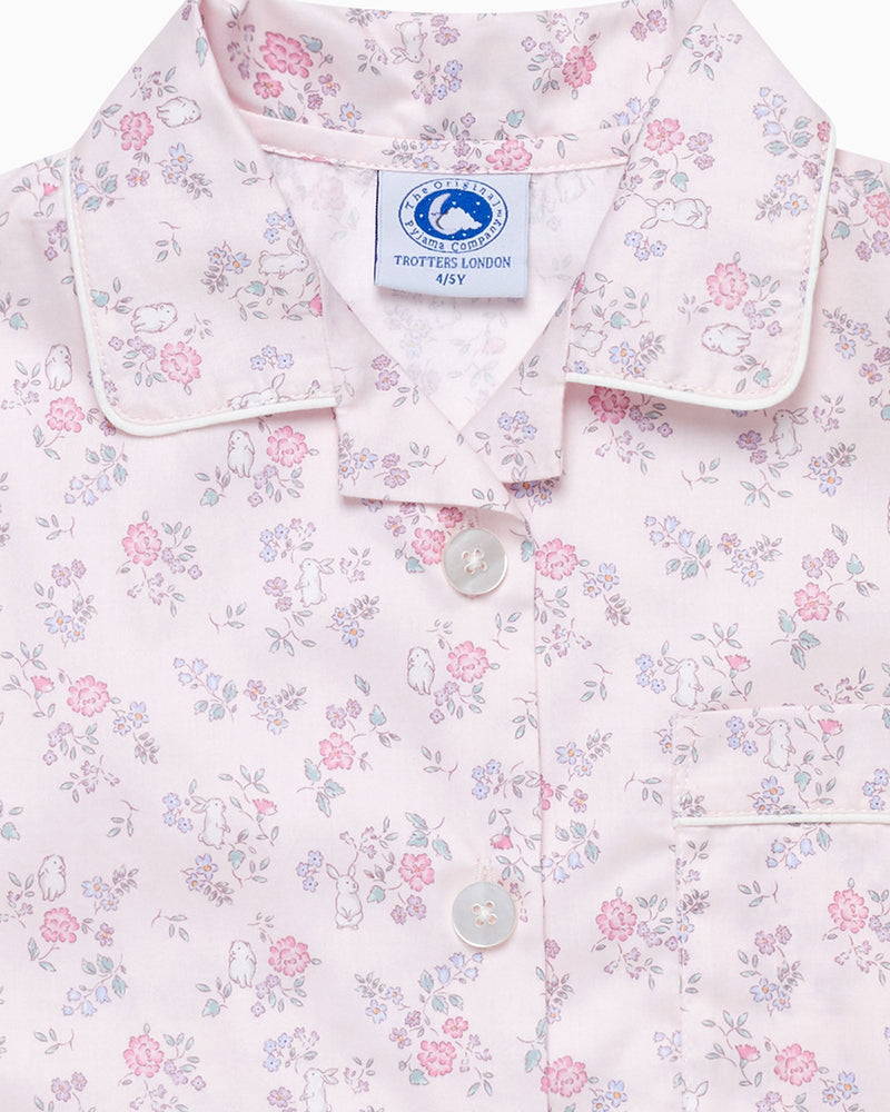 Woven Short Bunny Pajama Set