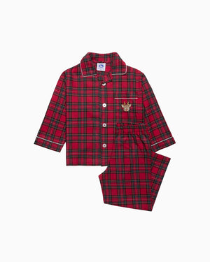 Original Pajama Company Pajamas Cozy Tartan Reindeer Pajamas