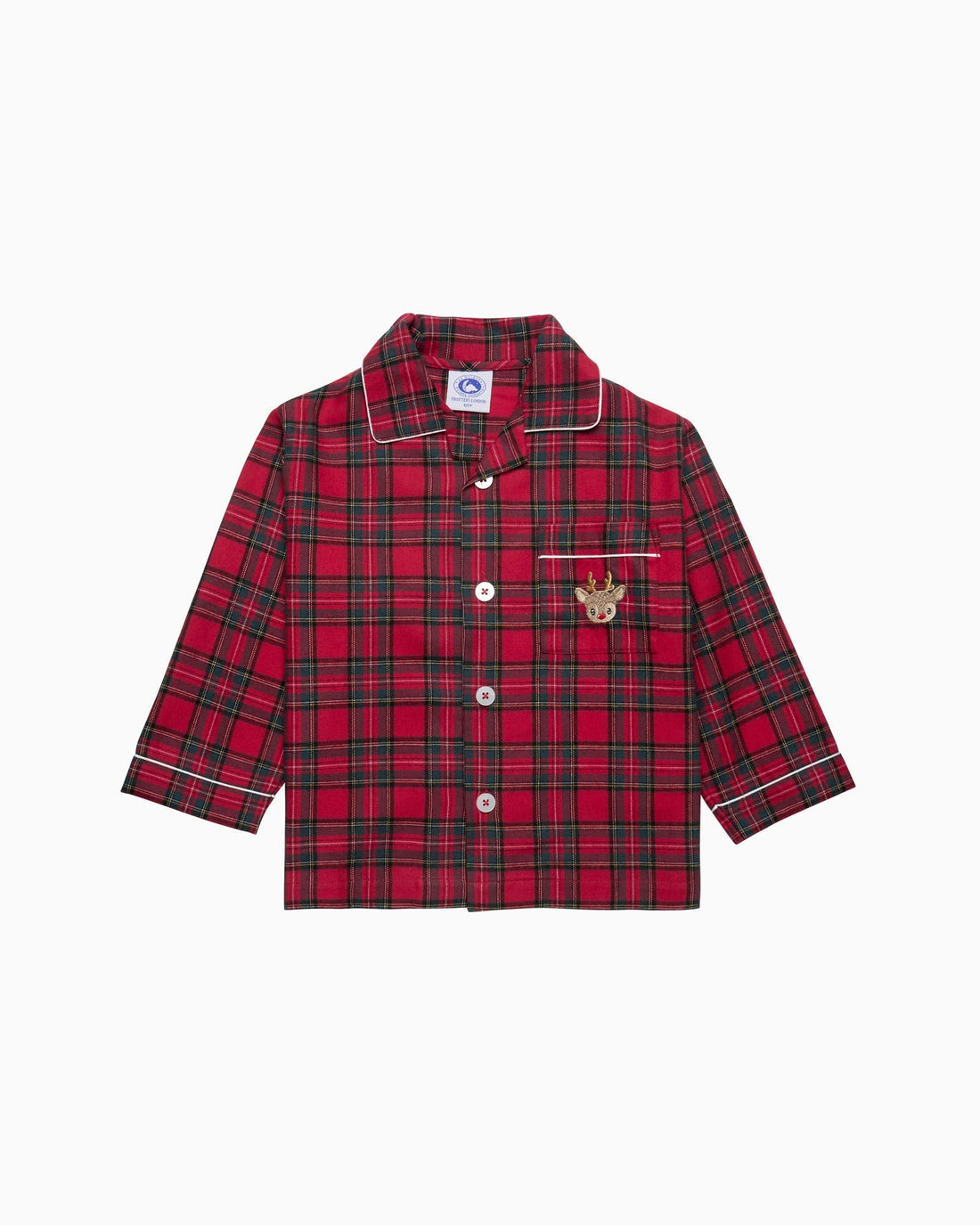 Original Pajama Company Pajamas Cozy Tartan Reindeer Pajamas