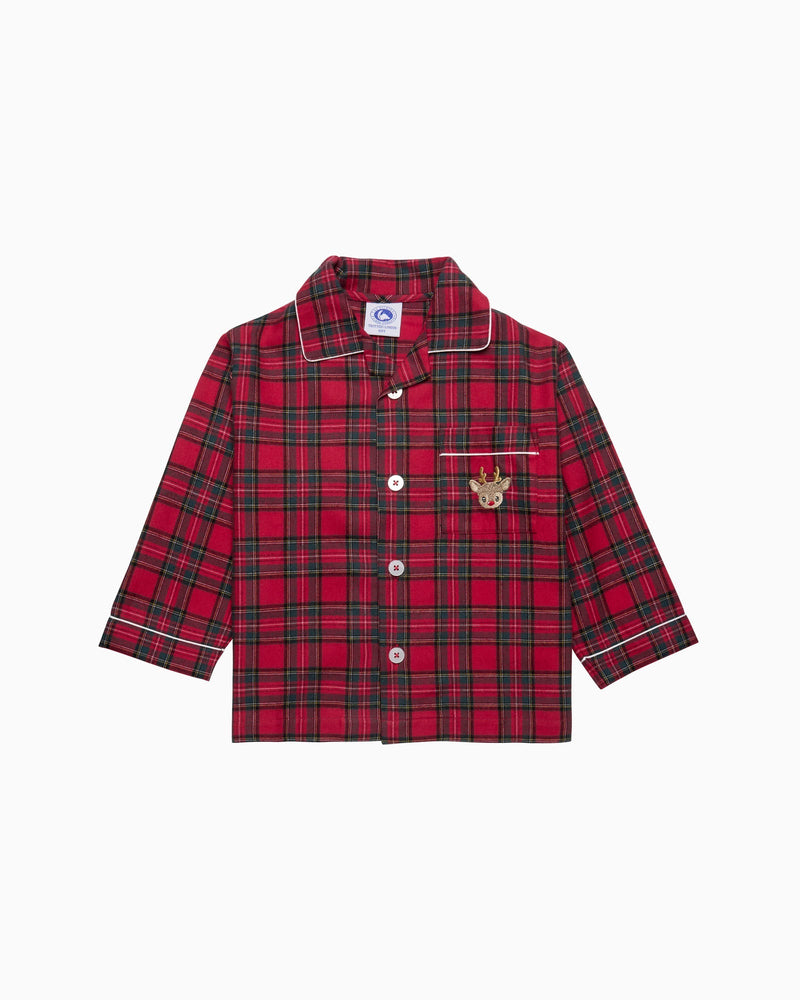 Original Pajama Company Pajamas Cozy Tartan Reindeer Pajamas