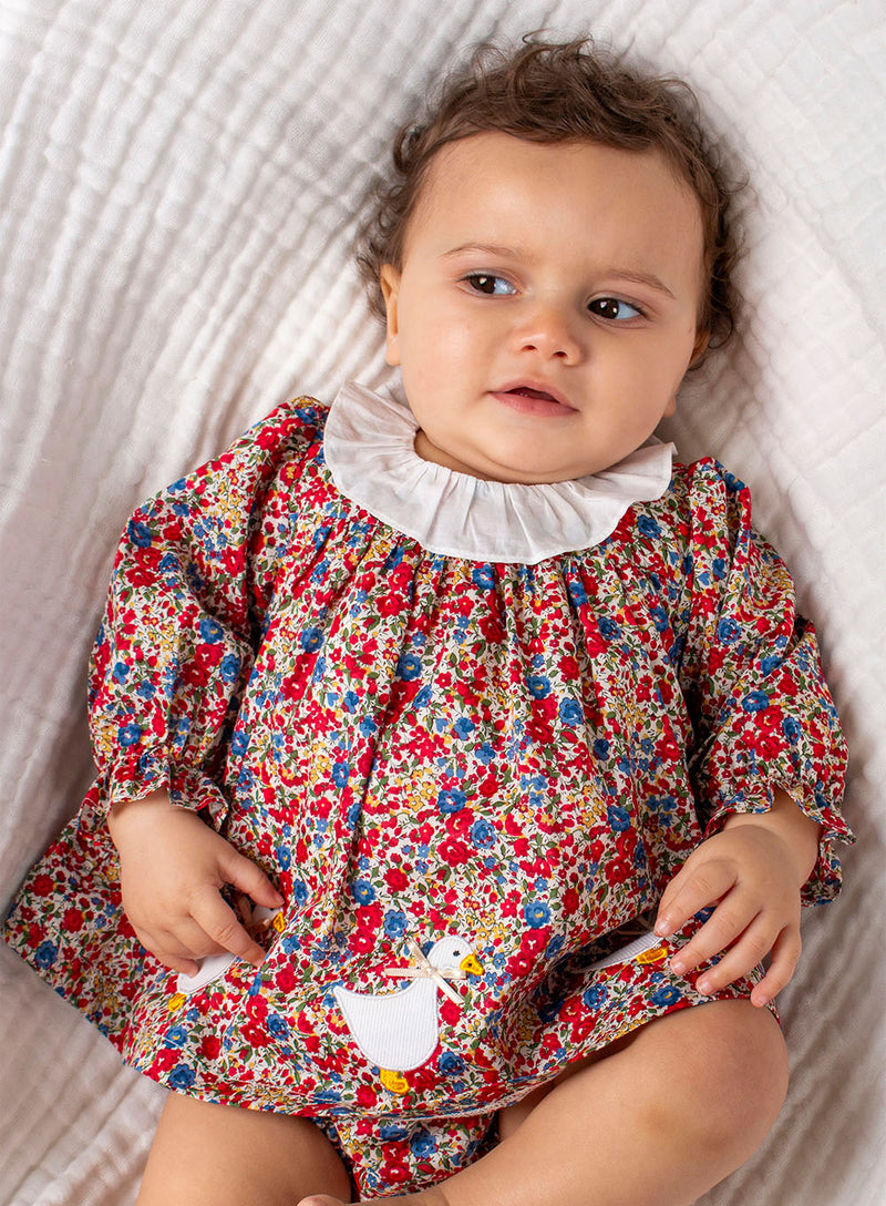 Baby Emma Floral Duck Dress