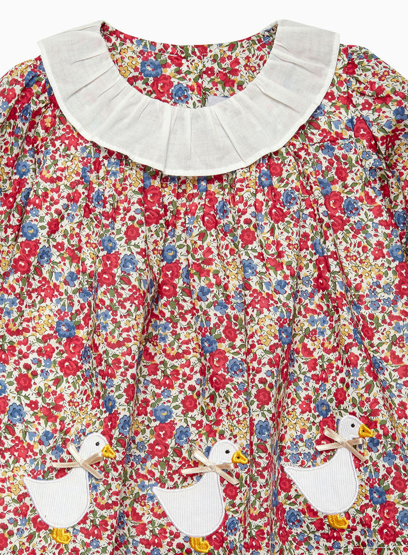Baby Emma Floral Duck Dress