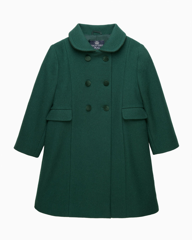 Classic Coat in Bottle Green