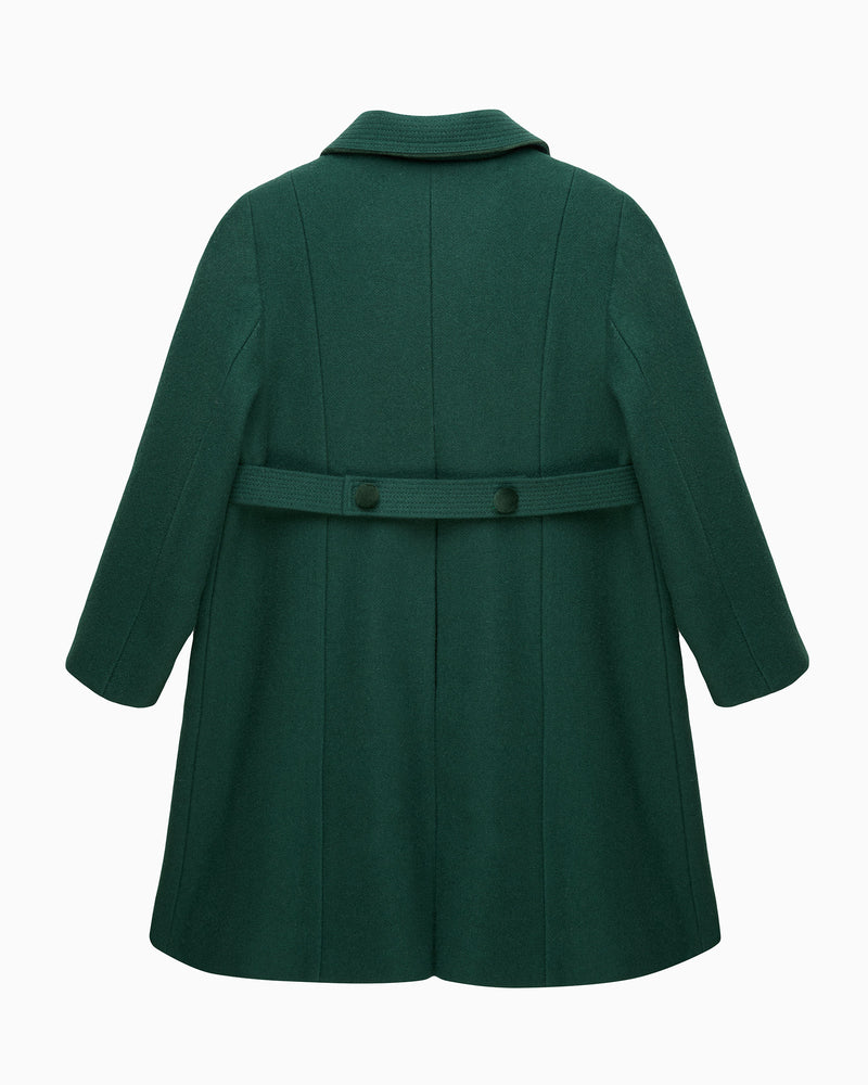 Classic Coat in Bottle Green