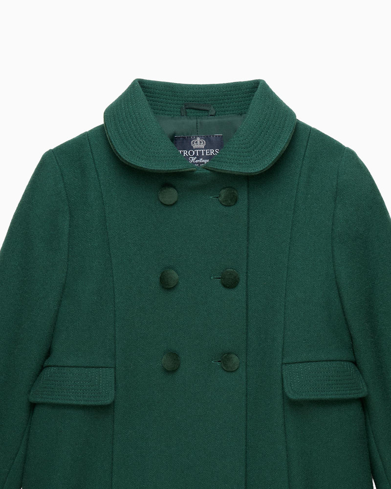 Classic Coat in Bottle Green