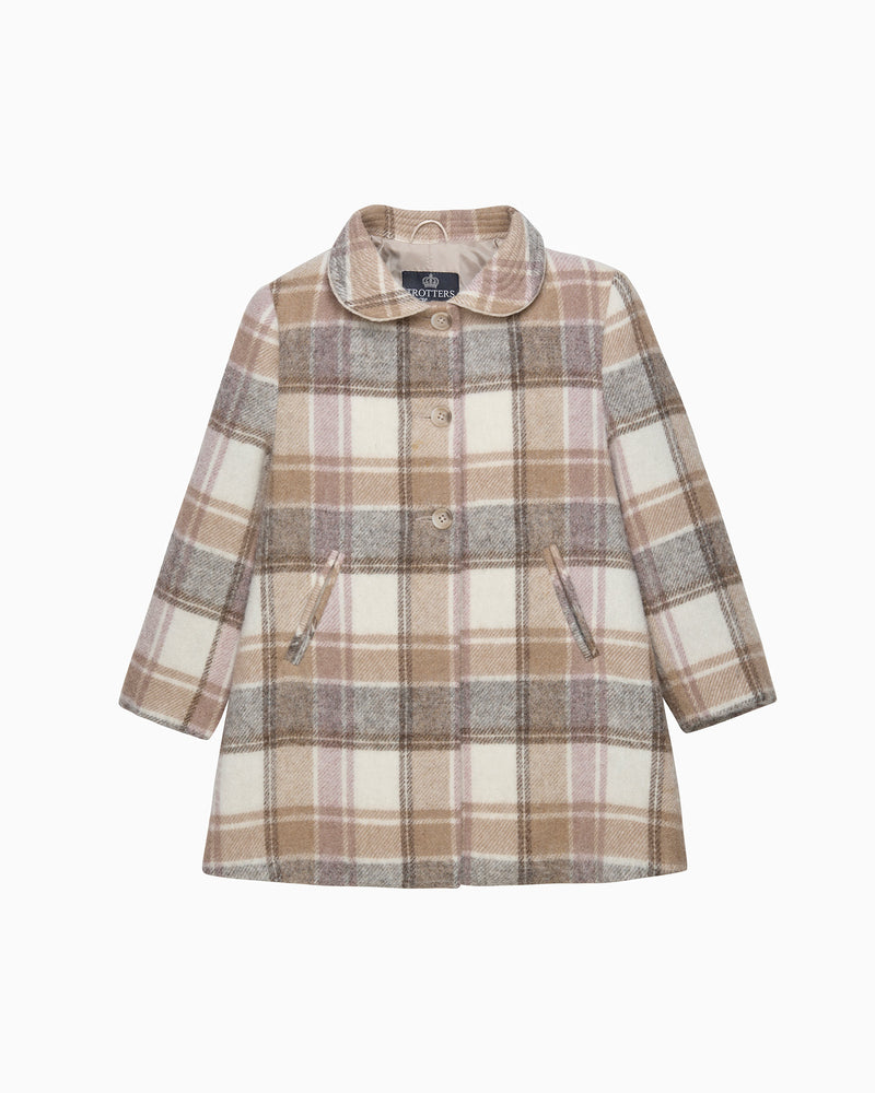 Darcy Coat in Camel Check