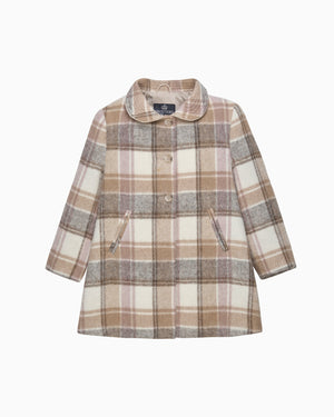 Darcy Coat in Camel Check