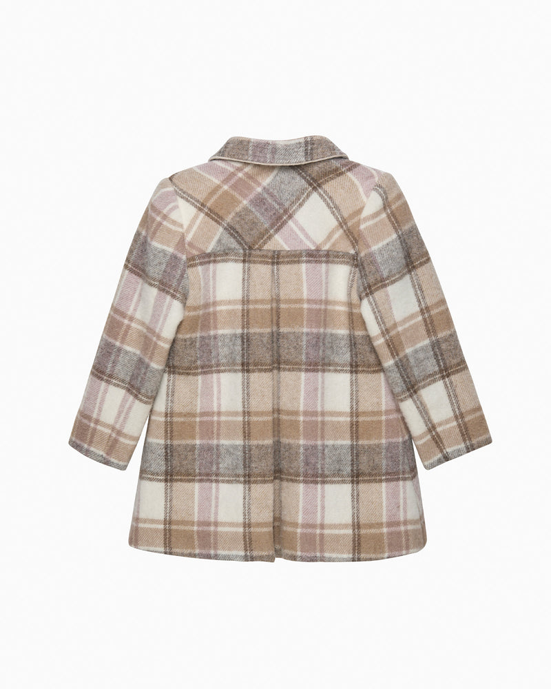 Darcy Coat in Camel Check