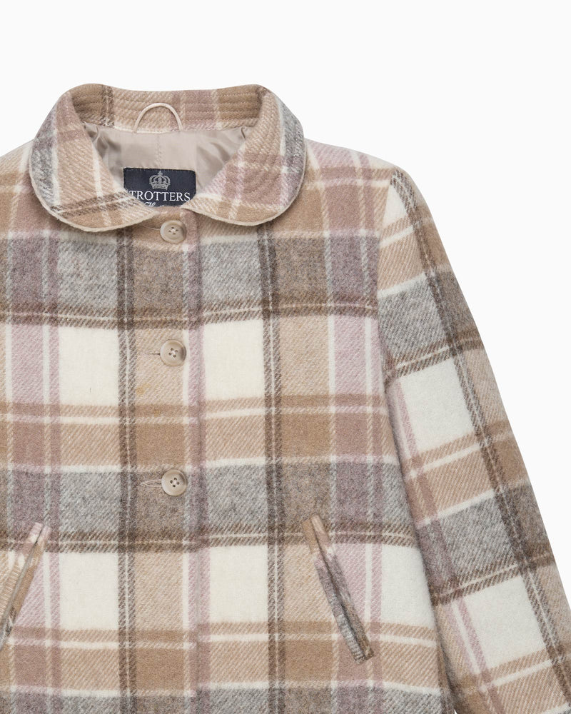 Darcy Coat in Camel Check