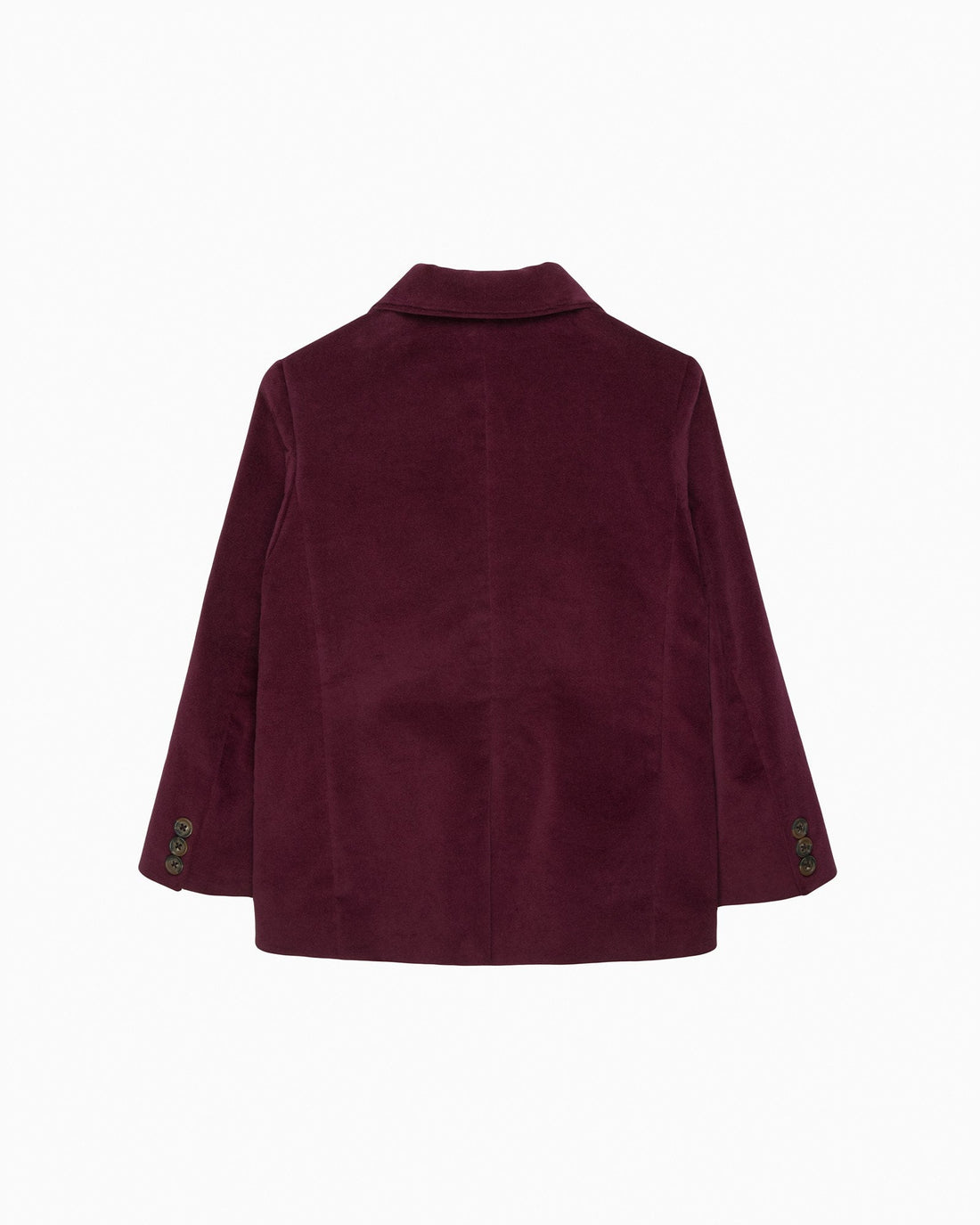 Trotters Heritage Blazer Hamish Velvet Blazer in Claret