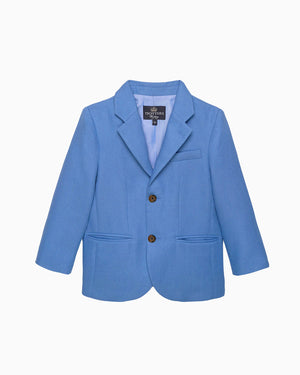 Sebastian Blazer in Blue Linen