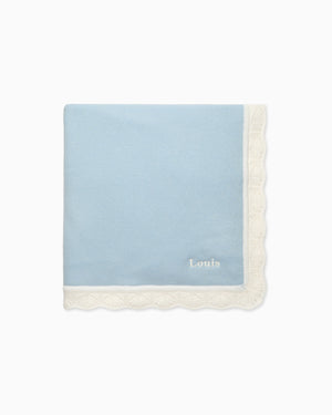 Cashmere Blanket in Blue