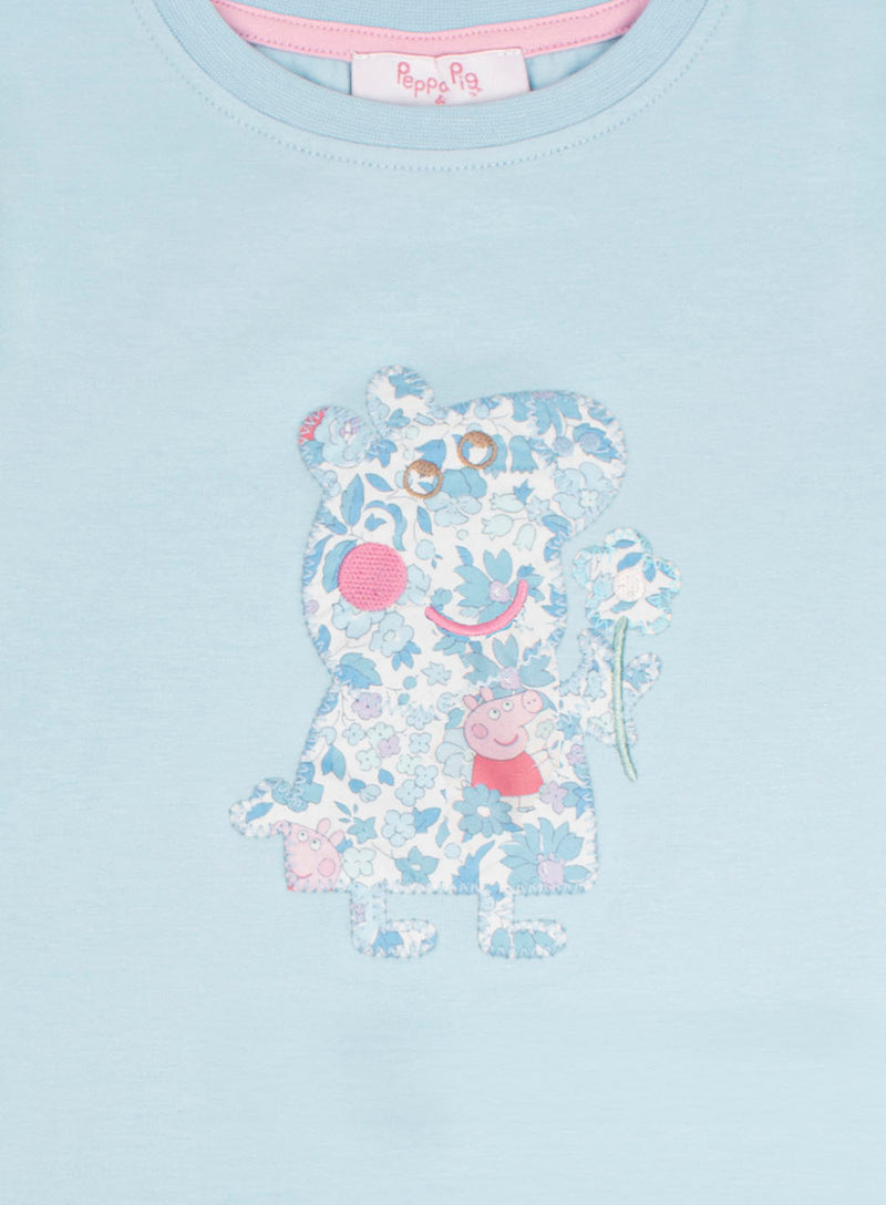 Shorts Set in Blue Peppa Meadow