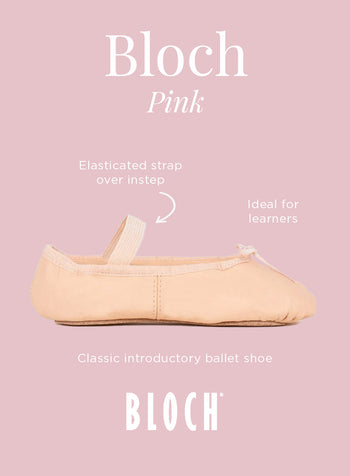 Bloch Ballet Shoes Bloch Ballet Shoes in Pink - Trotters Childrenswear