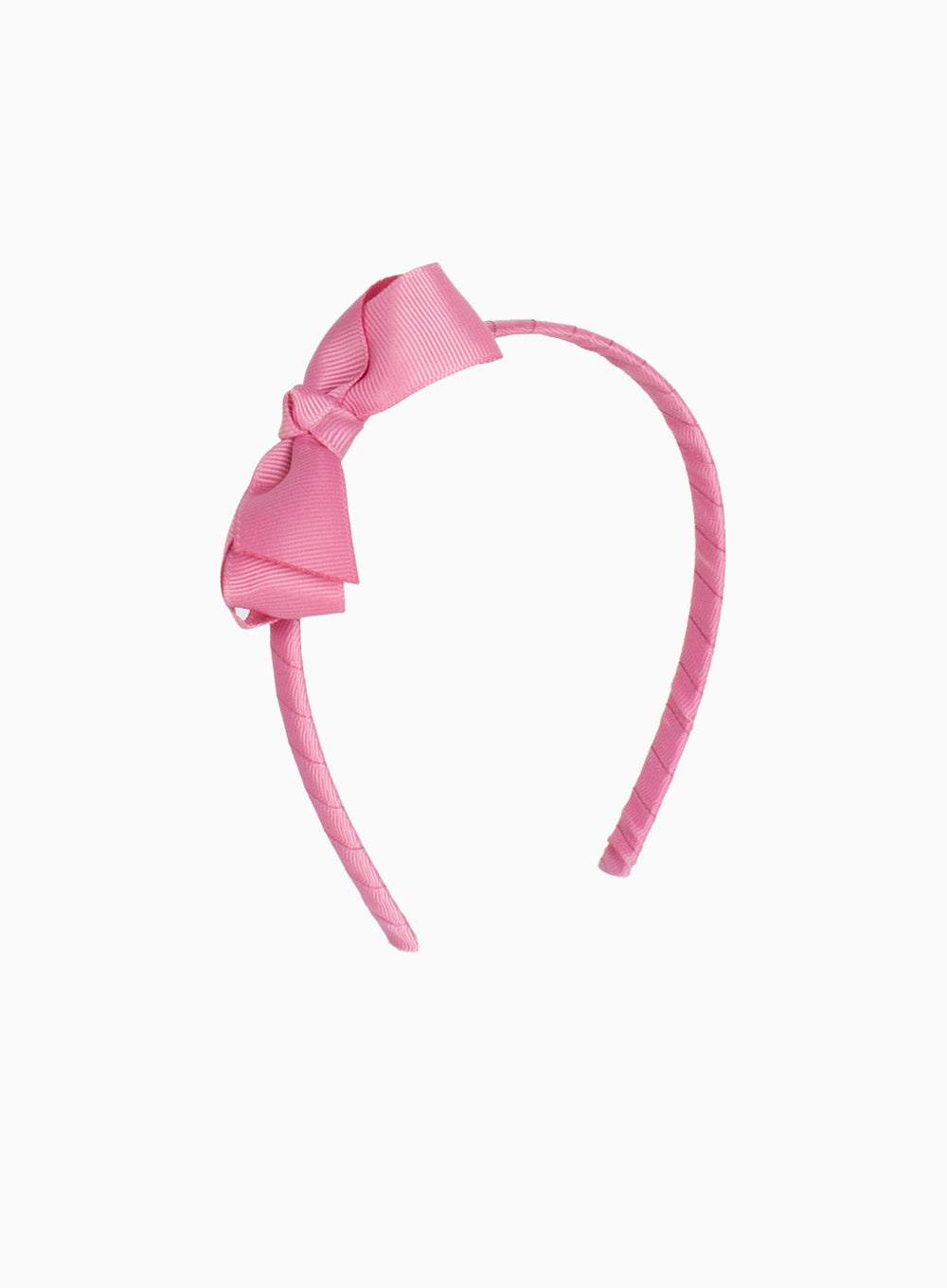 Pretty Bow Alice Band in Dusky Pink