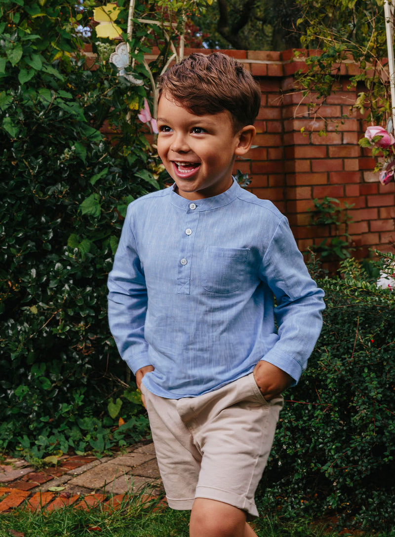 Oscar Shirt in Pale Blue