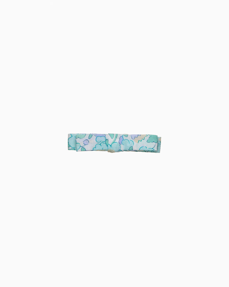 Lily Rose Clip Small Bow Hair Clip in Peppermint Betsy