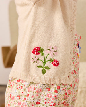 Confiture Cardigan Baby Strawberry Cardigan