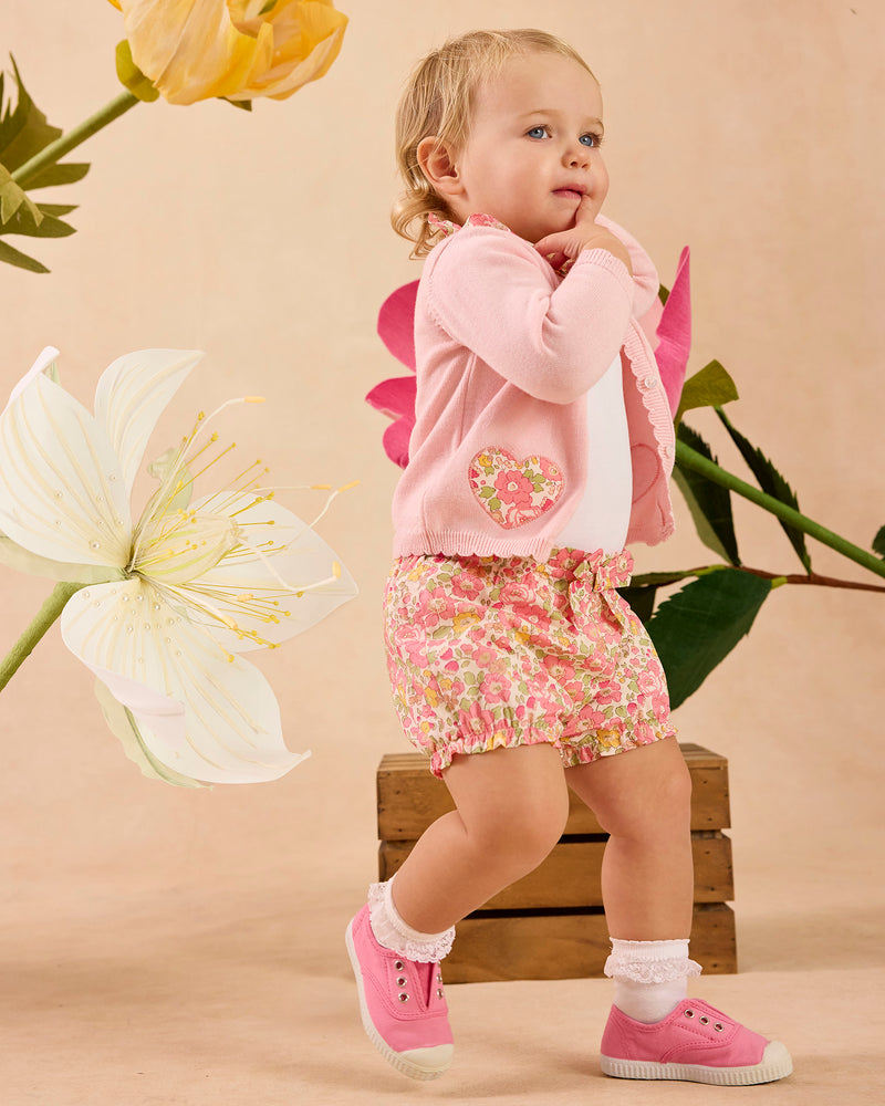Baby Peach Sparkle Betsy Bloomers