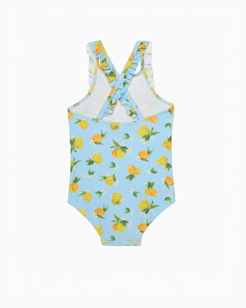Hampton Swim Swimsuit Frill Swimsuit in Lemon