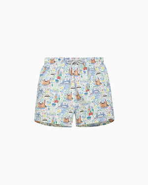 Hampton Swim Swimshorts Boys Swimshorts in London Scenes