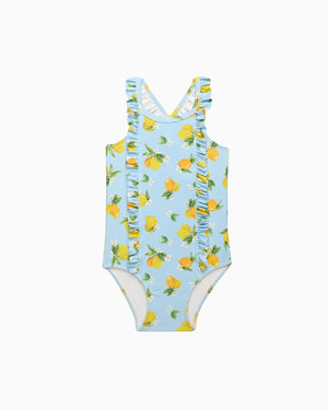 Baby Frill Swimsuit in Lemon