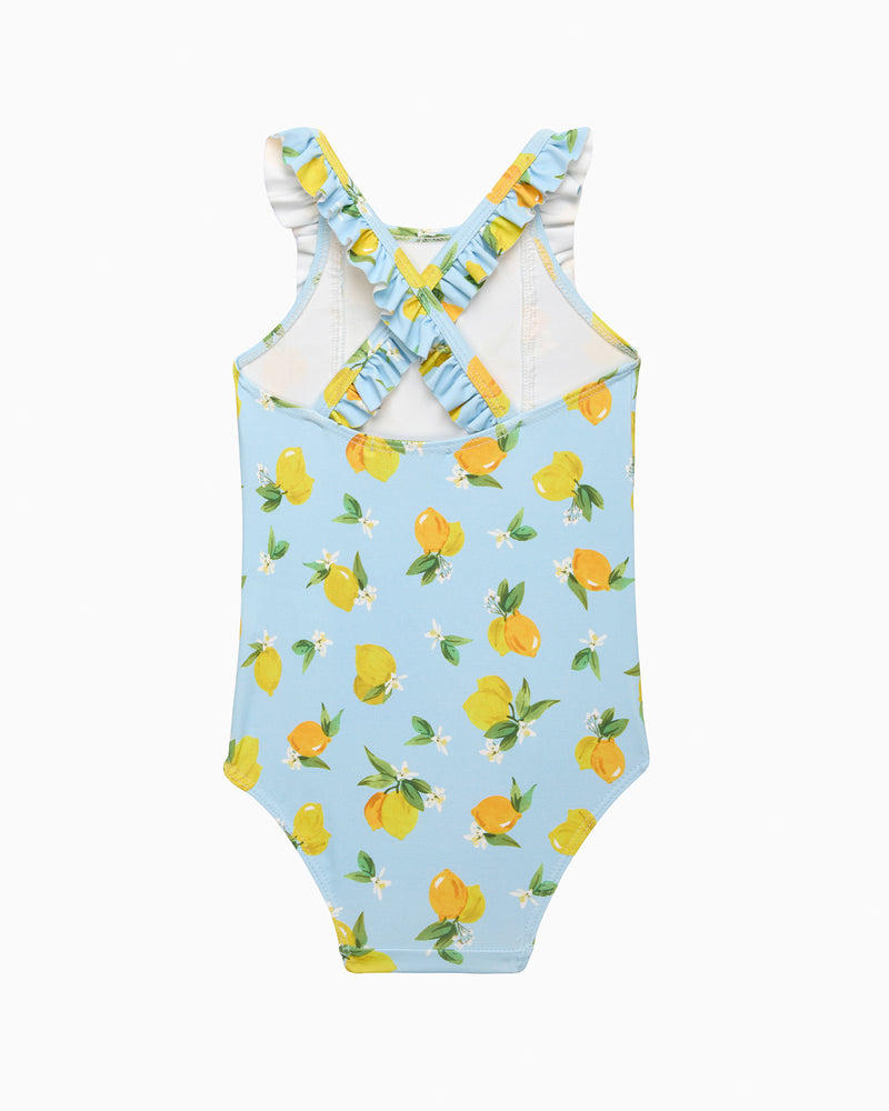 Baby Frill Swimsuit in Lemon