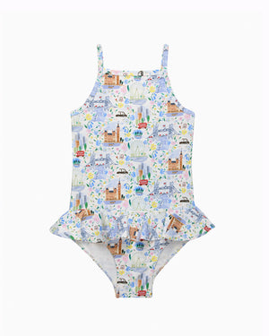 London Peplum Swimsuit