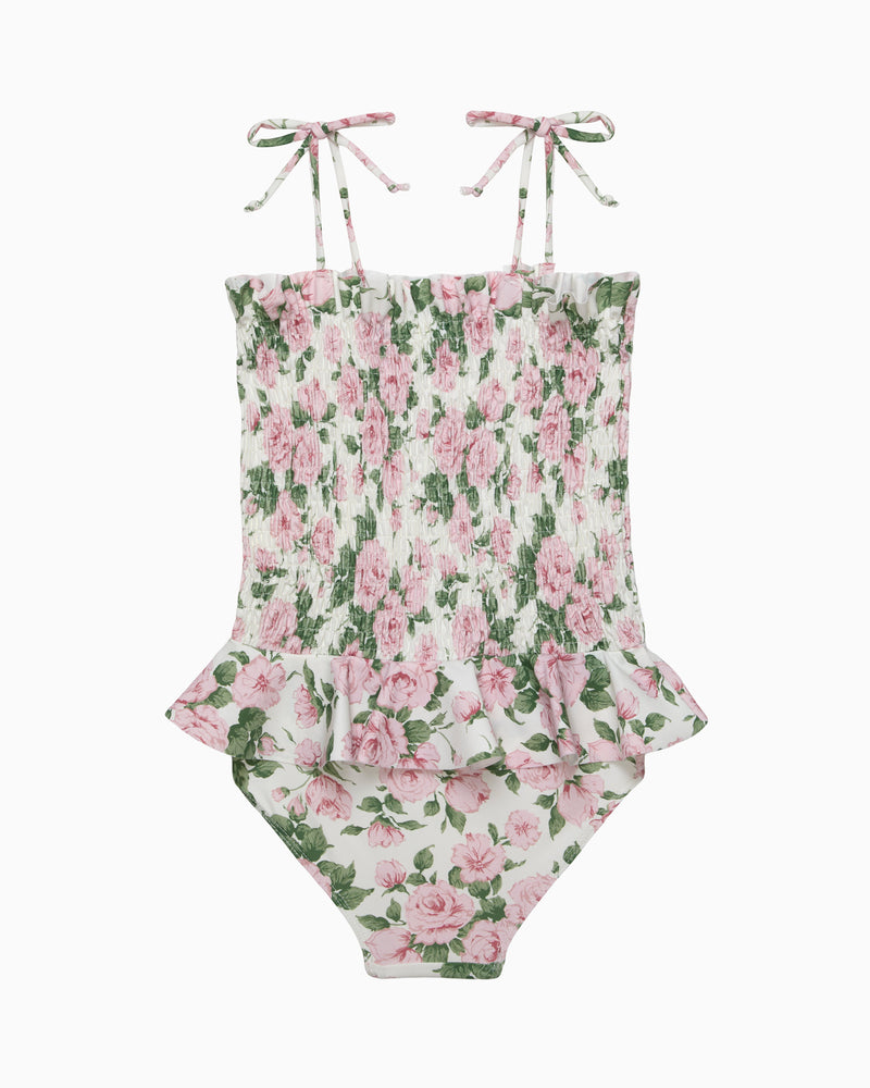 Ruched Swimsuit in Carline