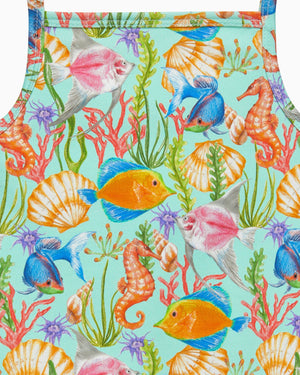 Hamptons Swim Swimsuit Peplum Swimsuit in Tropical