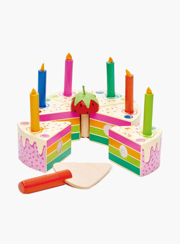 Tender Leaf Toys Rainbow Birthday Cake