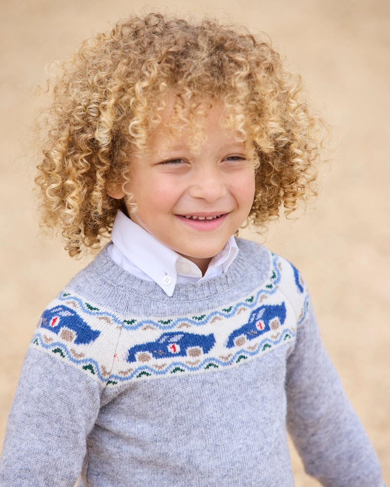Sebastian Car Fair Isle Jumper