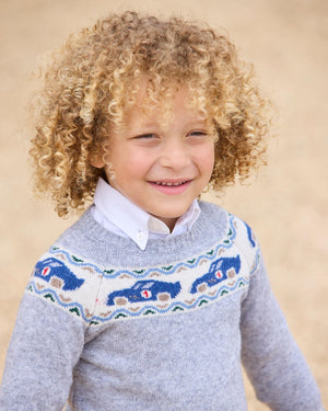 Sebastian Car Fair Isle Jumper