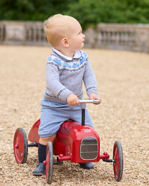 Chelsea Clothing Company Jumper Baby Benji Car Fair Isle Jumper