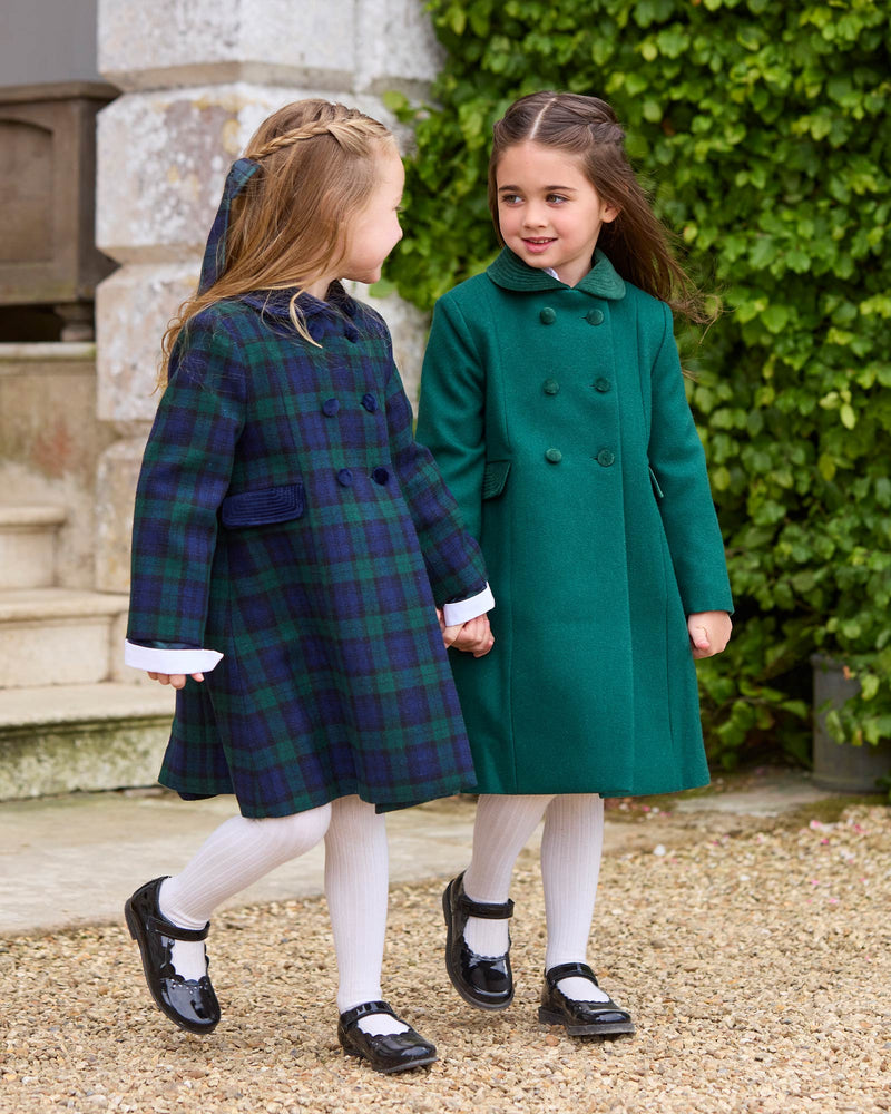 Classic Coat in Bottle Green