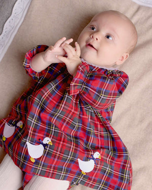 Baby Plaid Duck Dress