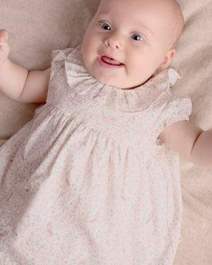 Baby Owl Smocked Dress
